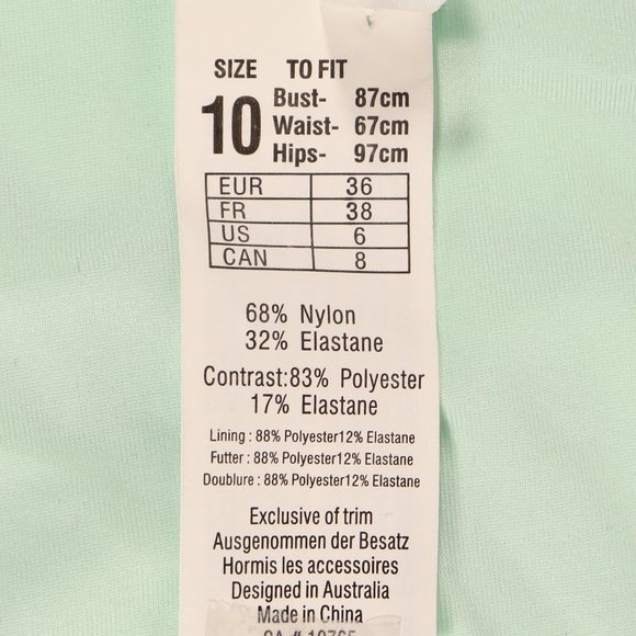 NWT Seafolly X Revolve Beach Break High Rise Bottom in Dazzling Blue - Picture 10 of 10